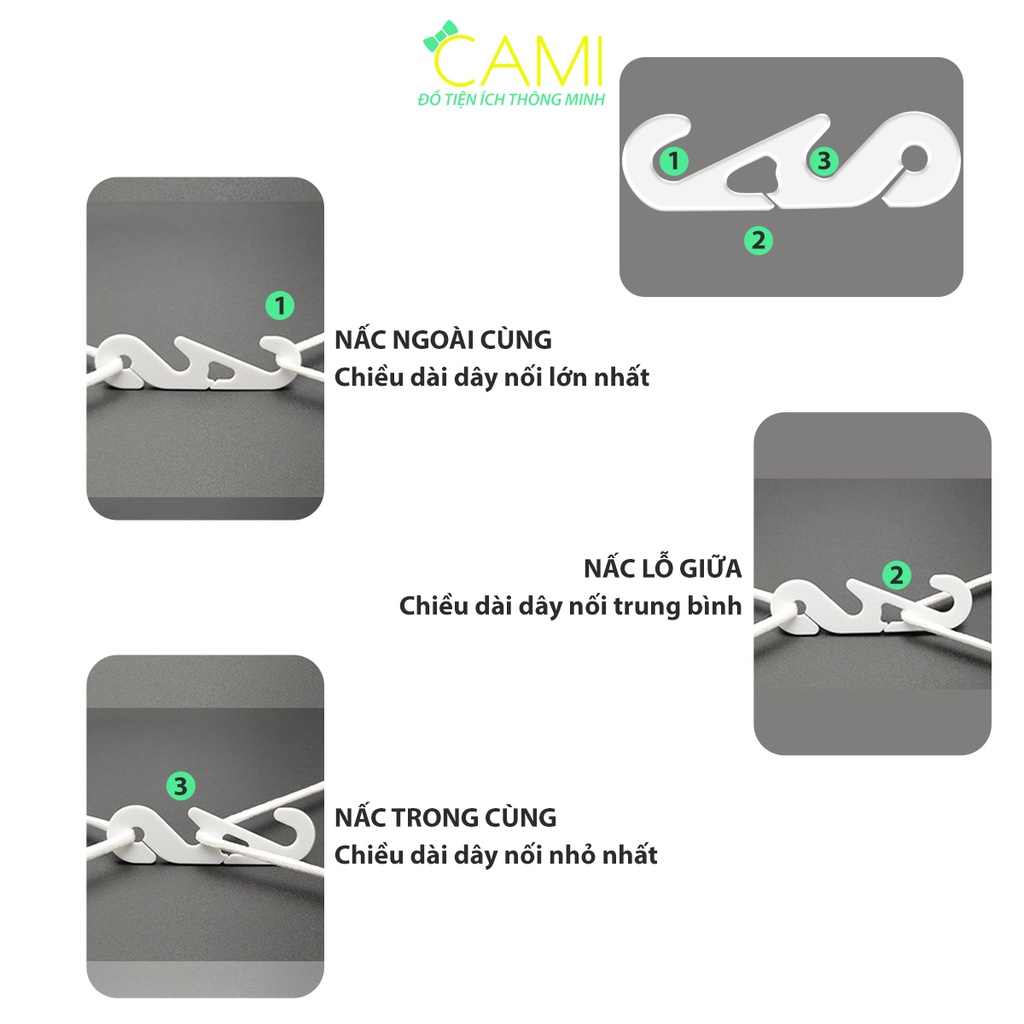 Dây đeo khẩu trang chống hằn đỏ vành tai kiểu cong dấu ngã tiện lợi dùng được cho trẻ em_Cami_CMPK197