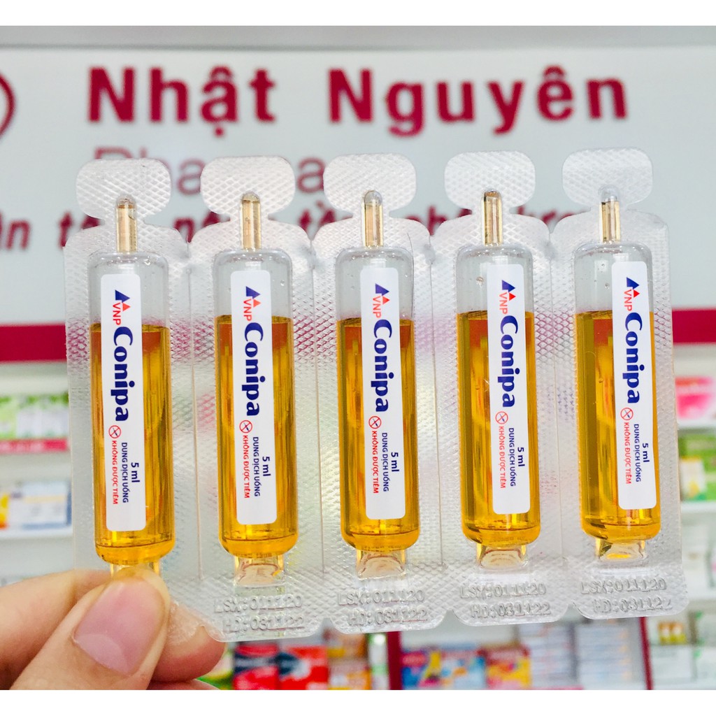 CONIPA- ỐNG UỐNG BỔ SUNG KẼM HIỆU QUẢ CHO BÉ, NGƯỜI LỚN HỘP 20 ỐNG