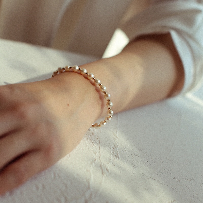 Vòng tay 5ly mix bi titan