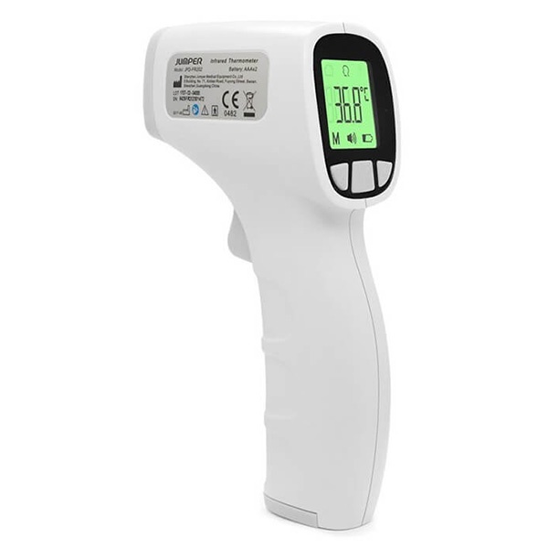 Nhiệt kế điện tử, nhiệt kế điện tử hồng ngoại không tiếp xúc Jumper FR202 FDA hoa kỳ chứng nhận bảo hành 24 tháng