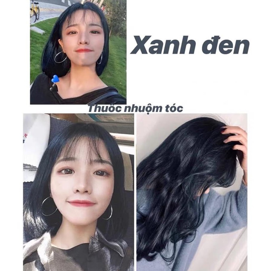 thuốc nhuộm tóc màu xanh dương+ tặng kèm trợ nhuộm - Ngọc Khuê Shop | BigBuy360 - bigbuy360.vn