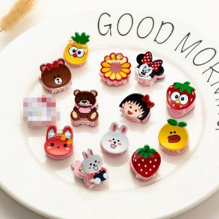 Kẹp tóc càng cua hình mèo/ thỏ/ gấu họa tiết hoạt hình đáng yêu cho bé