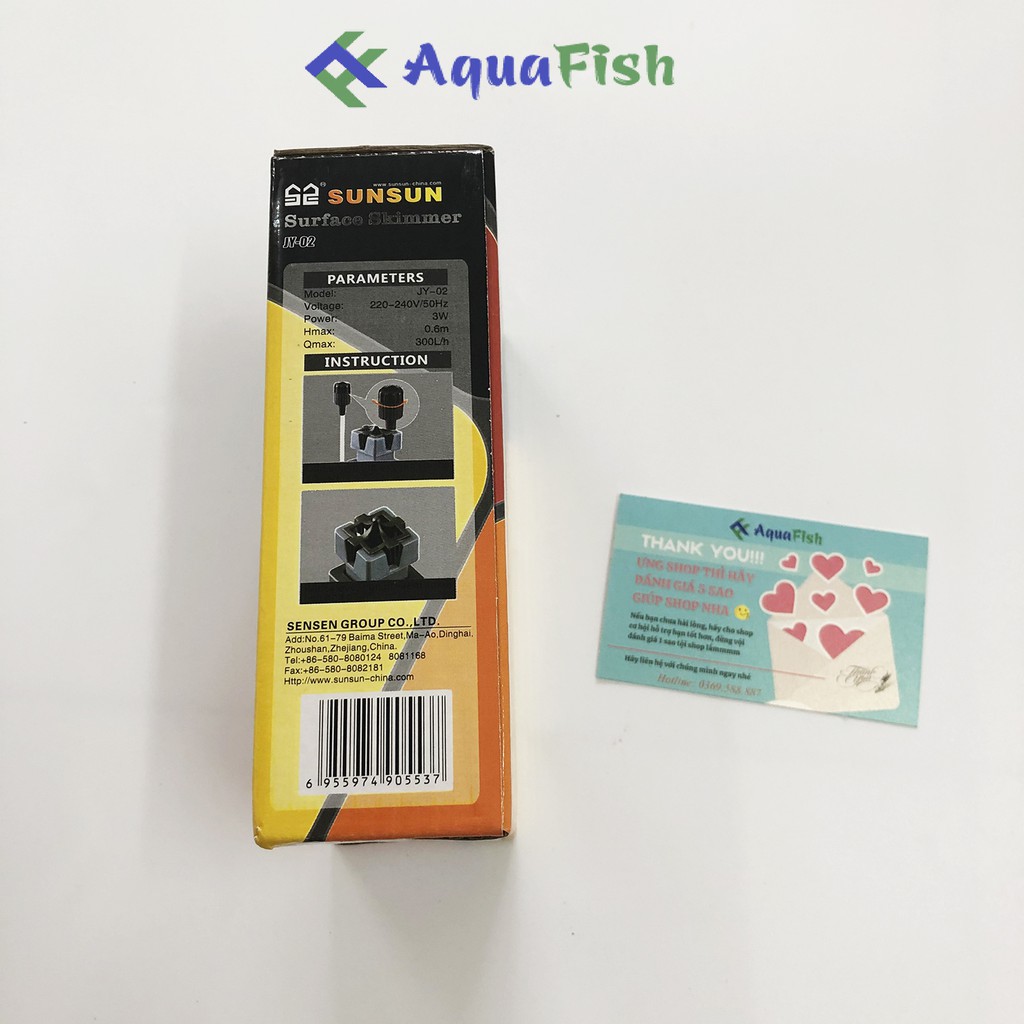 Hút Váng Mặt Nước Sunsun JY 02 và 03, Olifilm collector TO-300 Dành Cho Bể Cá Cảnh