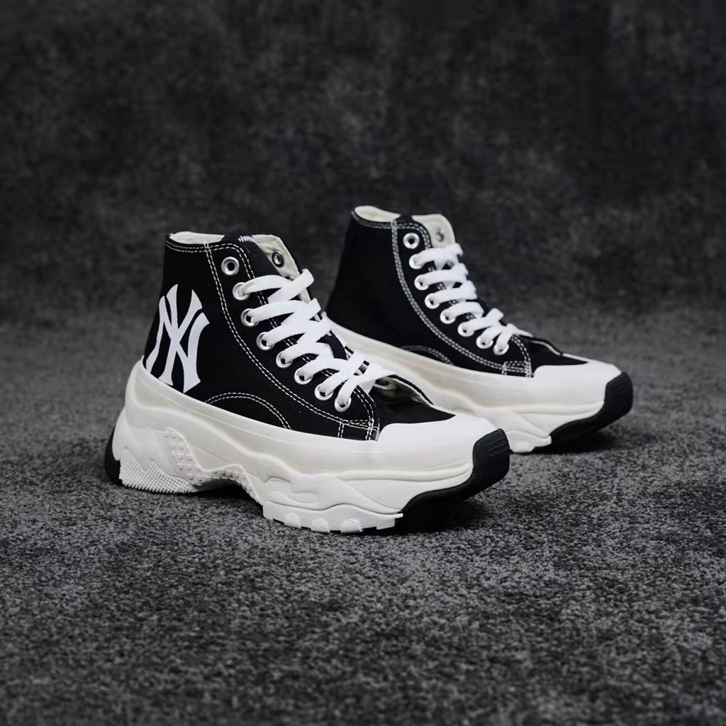 Giày Thể Thao MLB Chunky Liner New York Yankees Màu Đen Unisex-1600