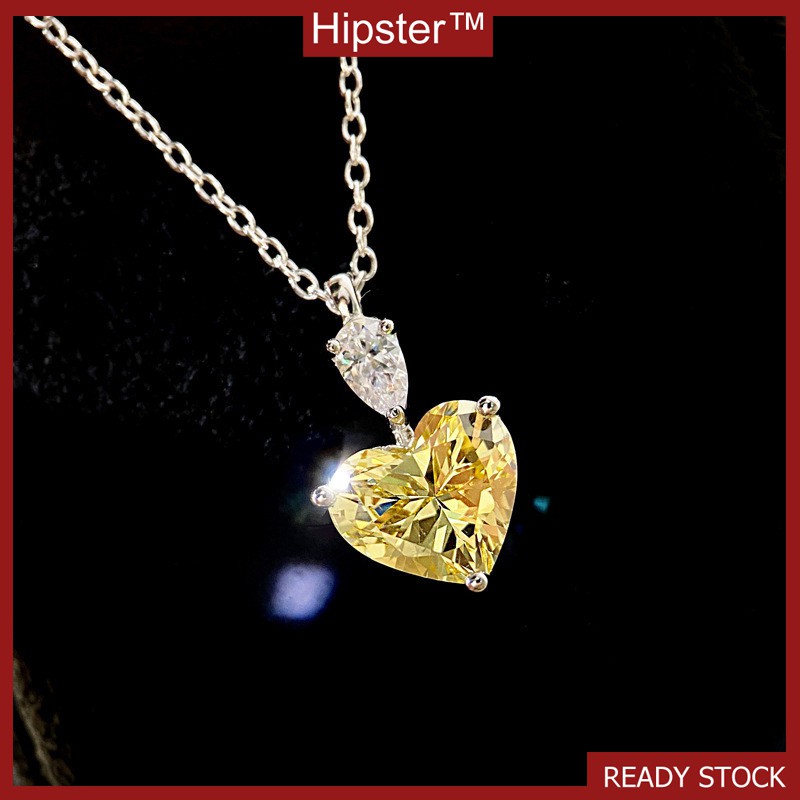 S925 Silver Ladies Elegant Diamond Necklace