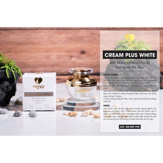 [TƯ VẤN MIỄN PHÍ] [FREESHIP] Kem dưỡng chống nắng da nhờn Cream Plus White Yody White Phương Anh