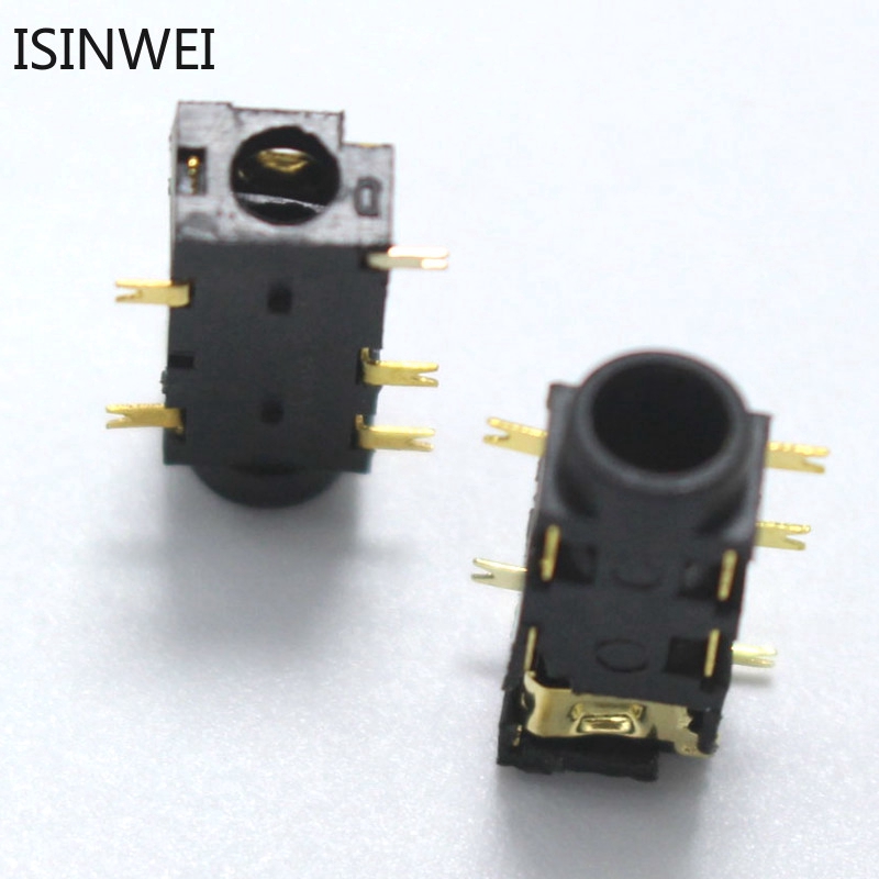 Set 10 Đầu Nối Âm Thanh PJ-327A 3.5mm PJ327A 5P SMD 3 + 2 Pin Mạ Vàng Chuyên Dụng