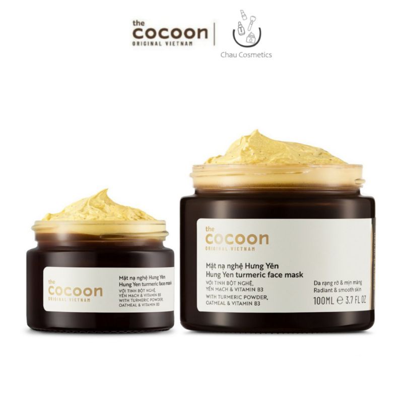 Mặt nạ nghệ Hưng Yên Cocoon 30ml-100ml sáng mịn da