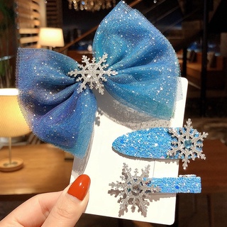 ❄ Set Kẹp Tóc Elsa Cho Bé, Kẹp Tóc Công Chúa Xinh Xắn Cho Bé Gái ❄