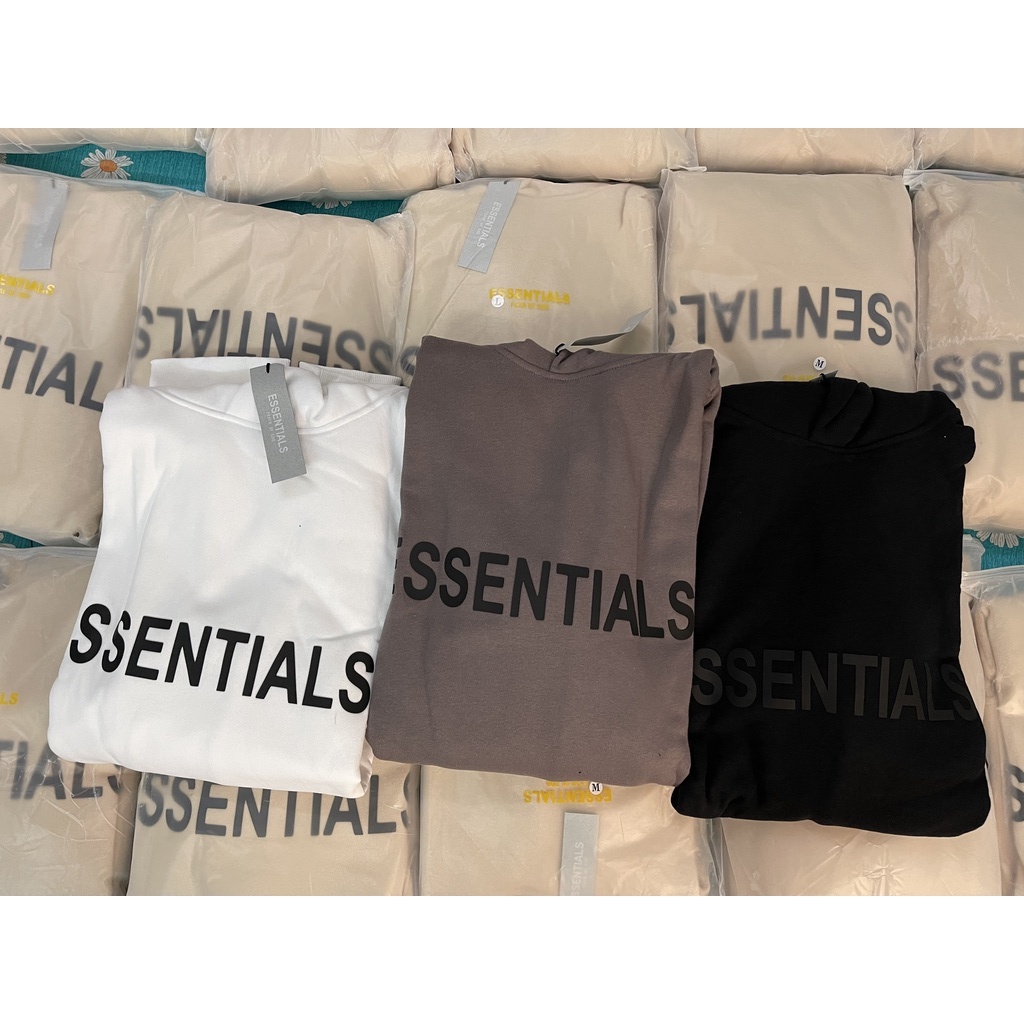 [NHẬP MÃ DAOM50 GIẢM 50% ĐƠN TỪ 0Đ ] Áo Hoodie Nỉ Bông Essentials Dày Dặn Ảnh Thật | BigBuy360 - bigbuy360.vn