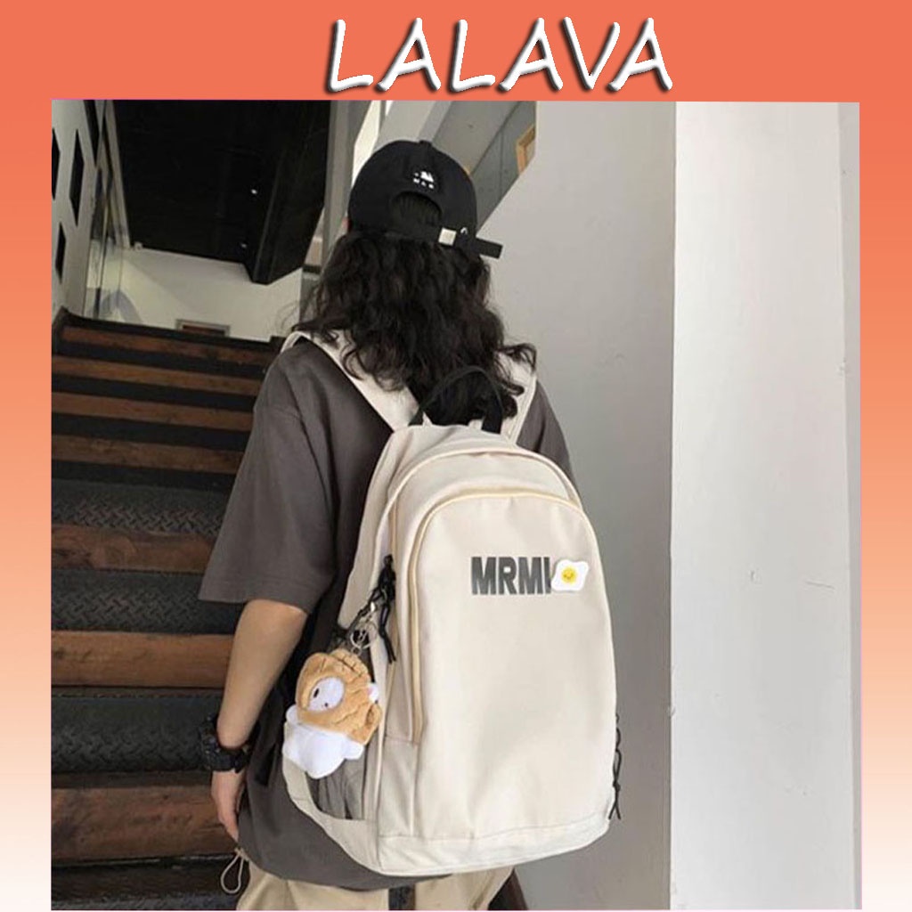 Balo nữ đẹp giá rẻ chống nước Hàn Quốc họa tiết trứng rán MRMI Rui Store BL1