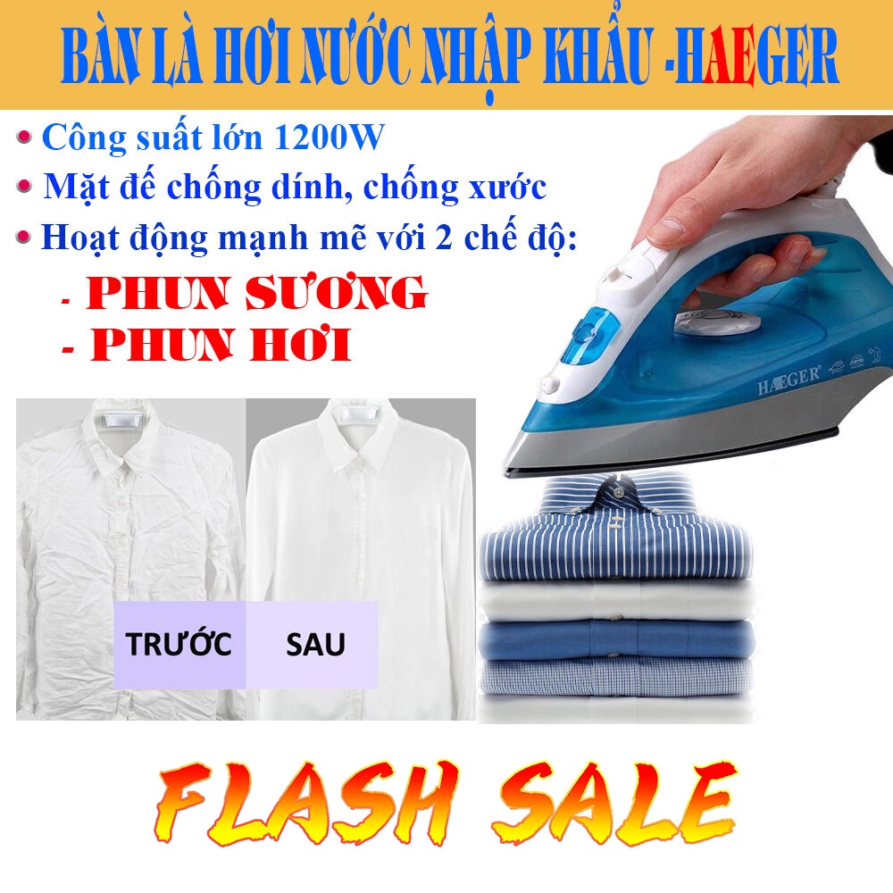 Bàn ủi hơi nước cầm tay 1600W Mặt đế chống dính 2 chế độ: phun sương và hơi nước