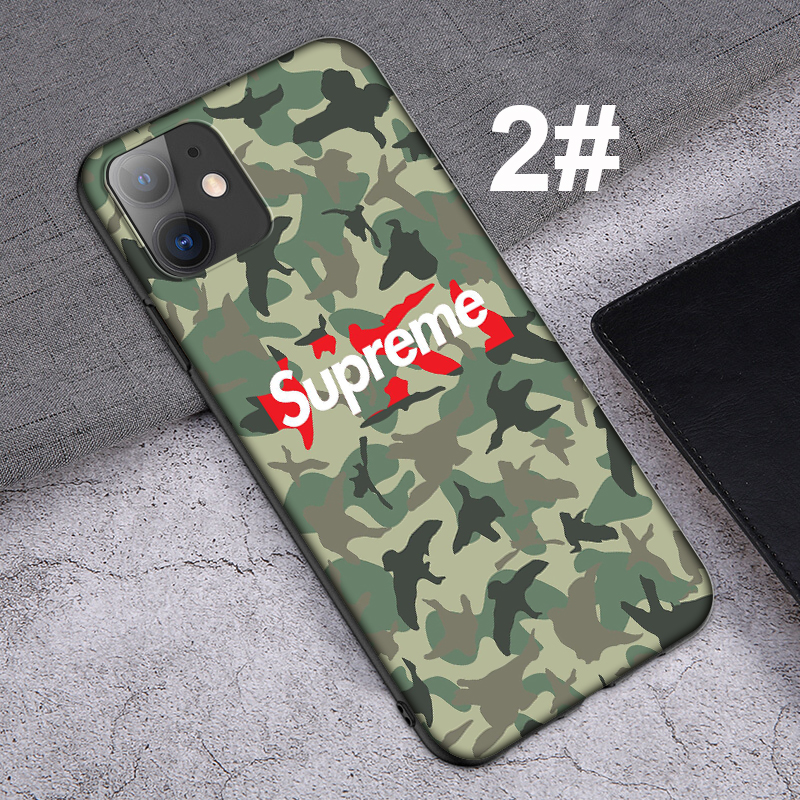 iPhone XR X Xs Max 7 8 6s 6 Plus 7+ 8+ 5 5s SE 2020 Casing Soft Case 4SF Army camouflage pattern mobile phone case