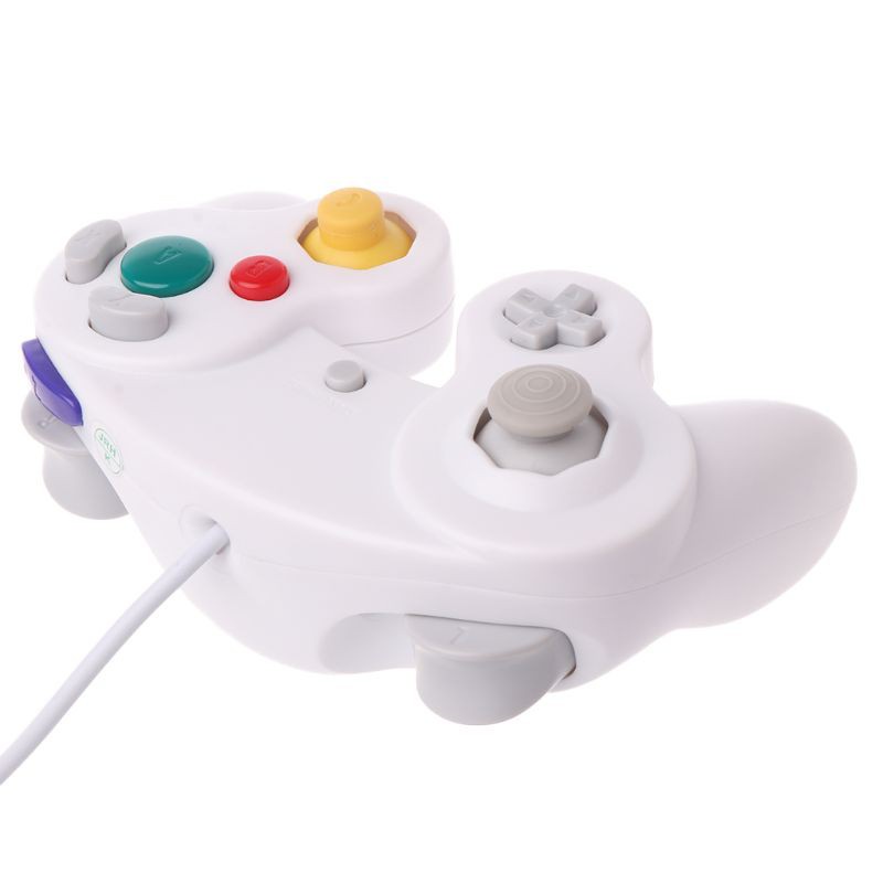 Alli NGC Wired Game Controller GameCube Gamepad for WII Video Game Console Control with GC Port