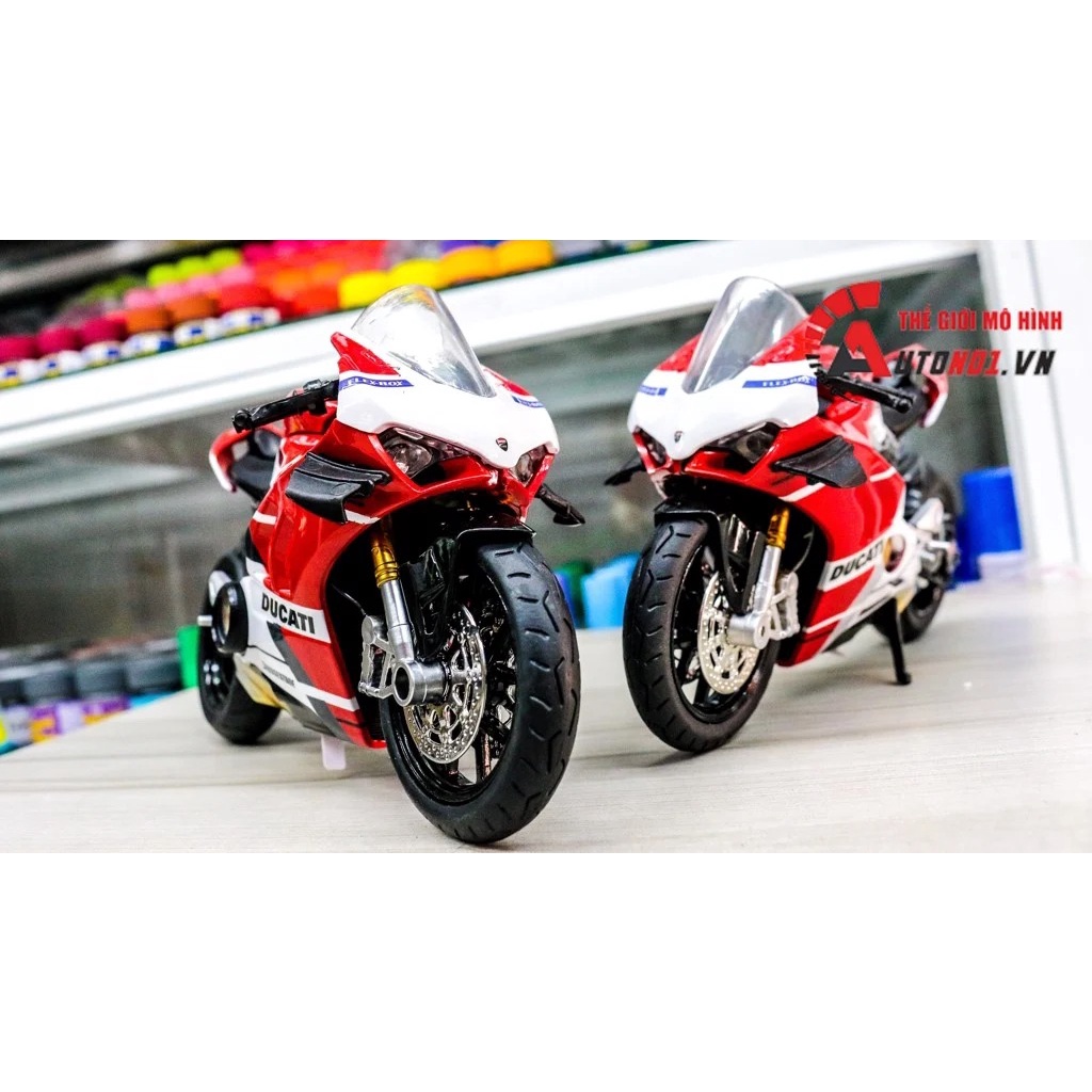 MÔ HÌNH XE DUCATI PANIGALE V4S CORSE NỒI KHÔ 1:12 AUTONO1 D209