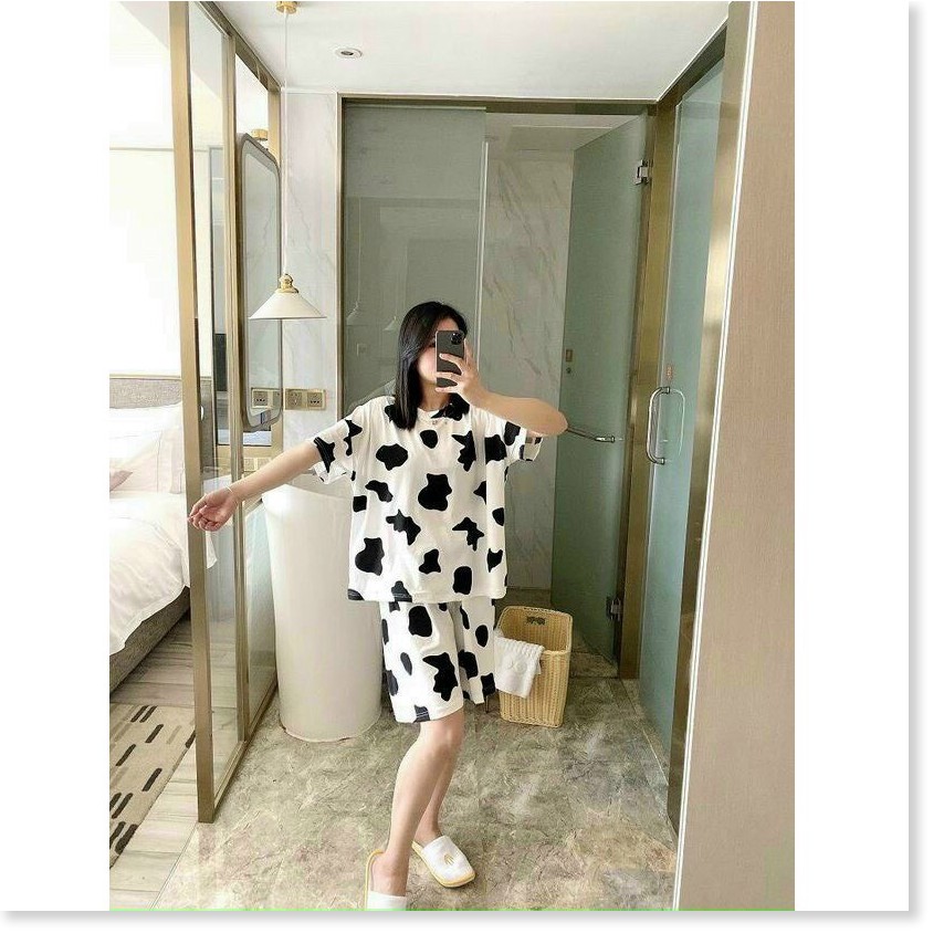 Đồ bộ bò sữa thun Cotton cực xinh cho các bạn trẻ KOKO MI STORE
