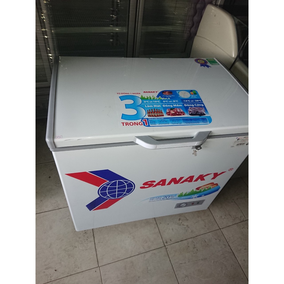 tủ đông sanaky đpẹ 220 lít 2299hy2 đã qua sử dụng còn bảo hành 6 tháng