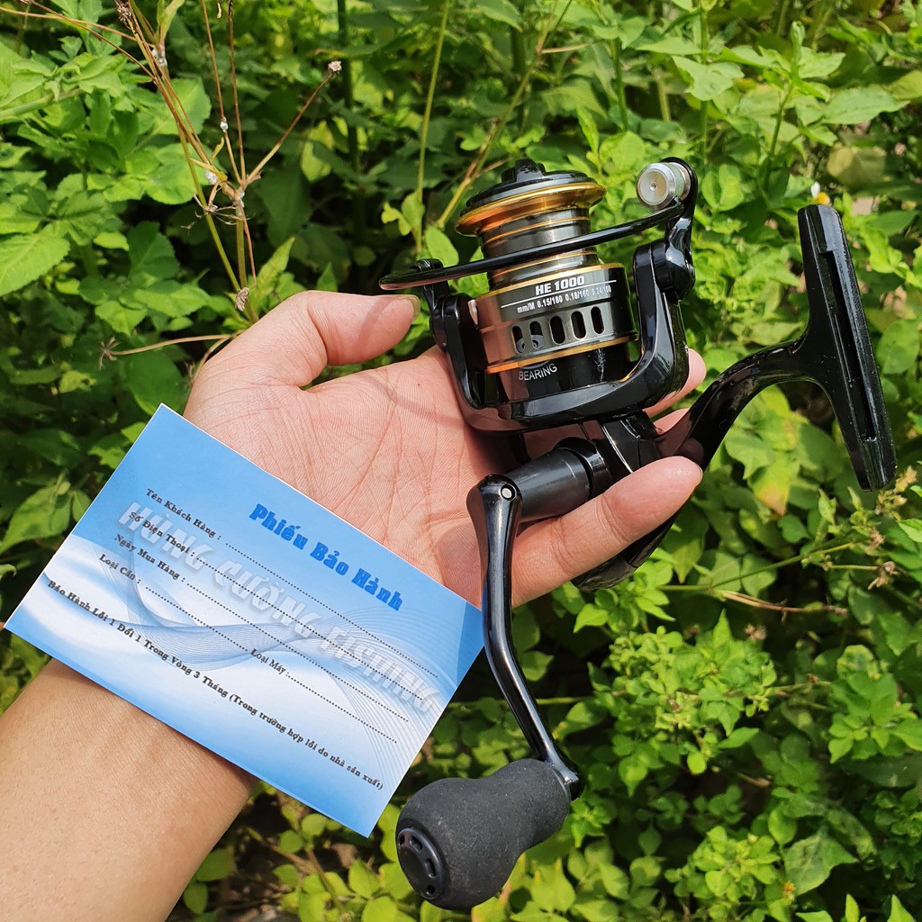 Máy Câu Cá FISHING REEL HE Siêu Nhẹ Khỏe Đẹp Bền  Cam Kết Chính Hãng - Chất Lượng  Máy Đứng B9 4.9