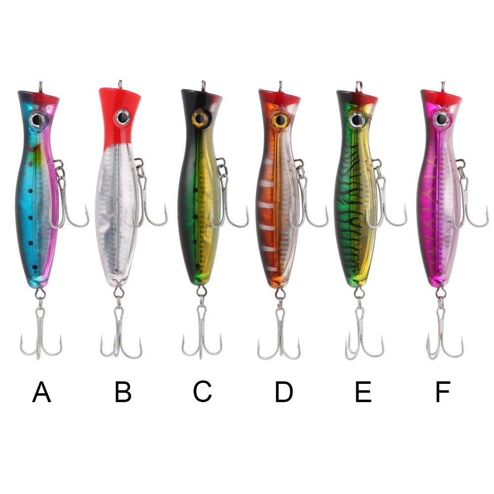 MUVAKO Mồi Câu Cá Nhân Tạo Bằng Nhựa Cứng 6 Màu