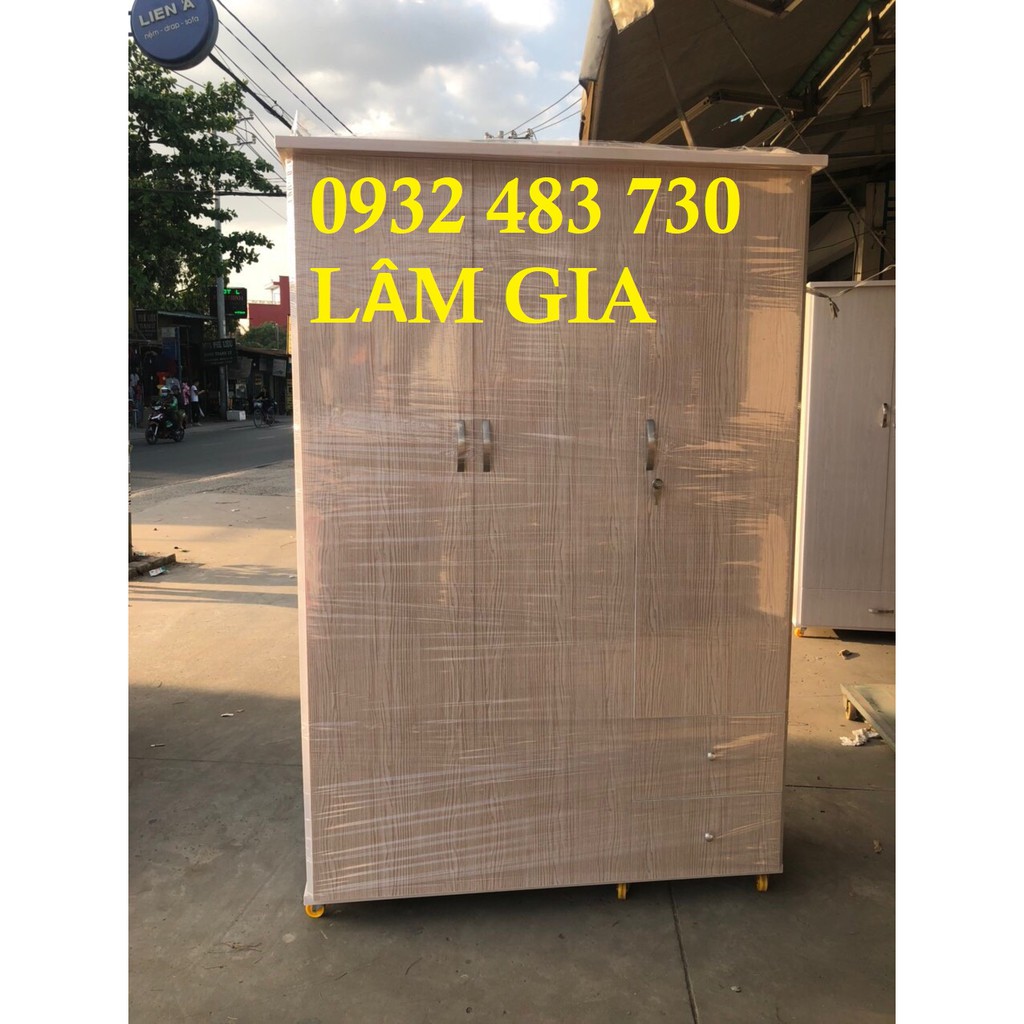 tủ nhựa đài loan 3 ngăn 1m8x1m2