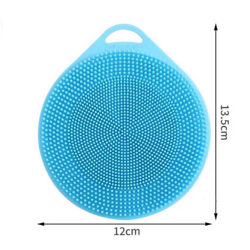 Miếng silicon rửa chén bát, xoong nồi có móc treo tiện dụng