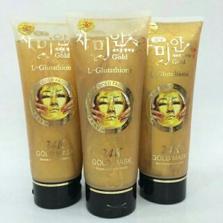 Đắp mặt nạ  vàng 24k