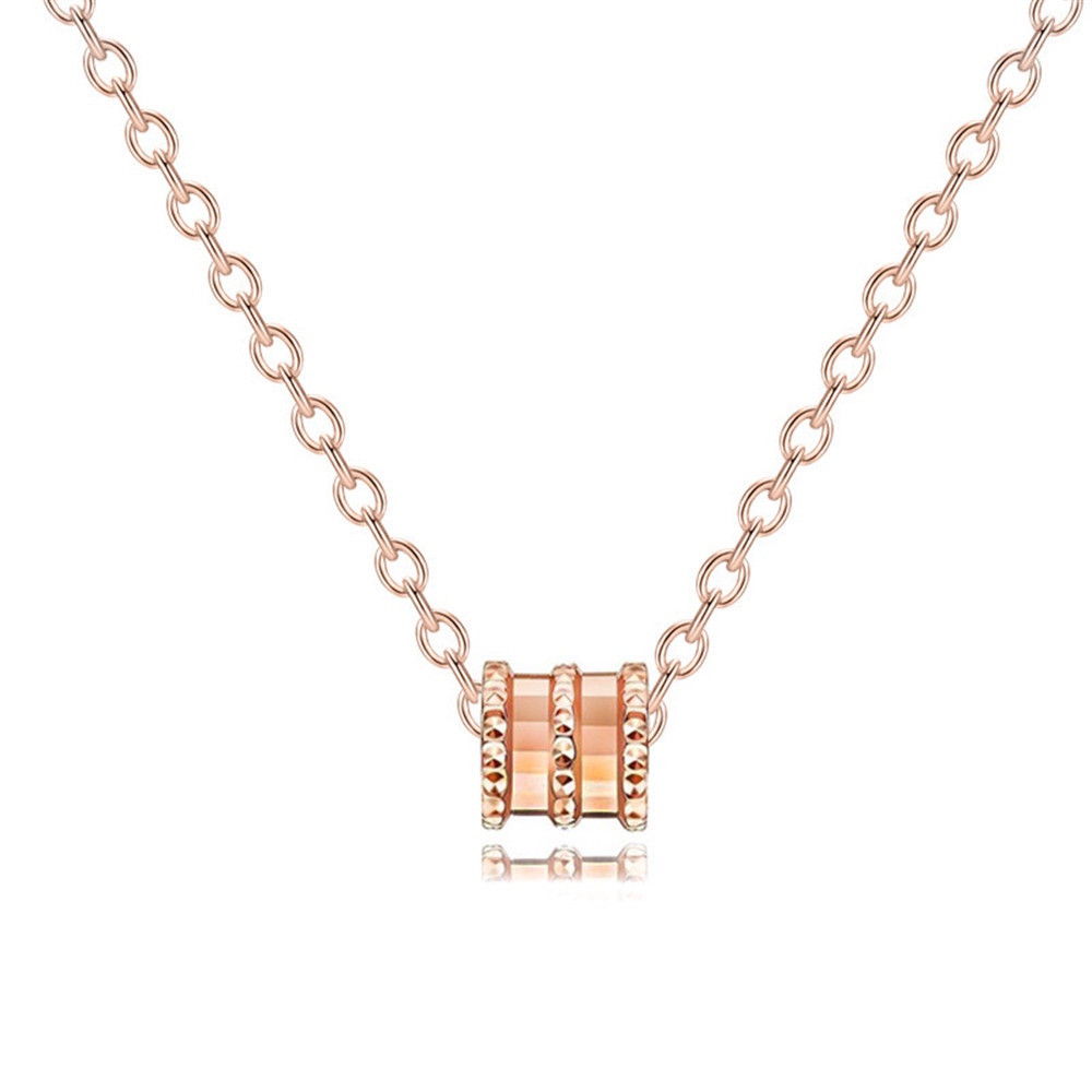 Vòng cổ may mắn đính đá kim cương thời trang