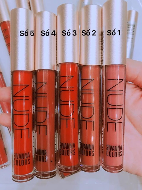 Son Sivana Colors Luxury Nude Matte Lip Liquid (màu tự chọn)