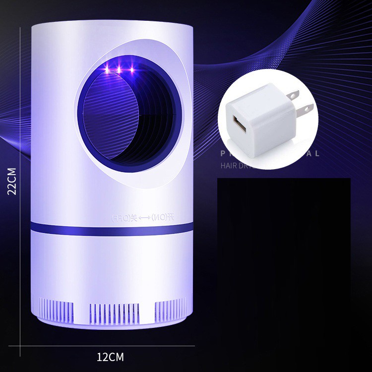 (Size lớn) Đèn bắt muỗi hình trụ thông minh bóng hút led tia uv thế hệ mới