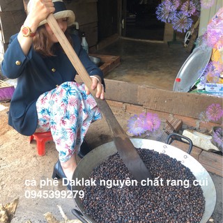 Cà phê hữu cơ rang bếp củi