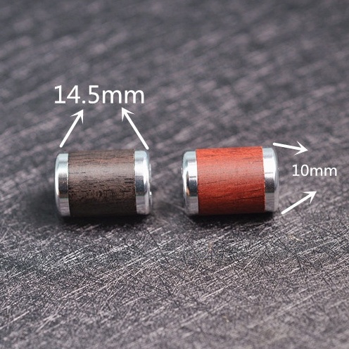 Bộ chia cáp tai nghe từ 1 đến 2 bằng gỗ DIY