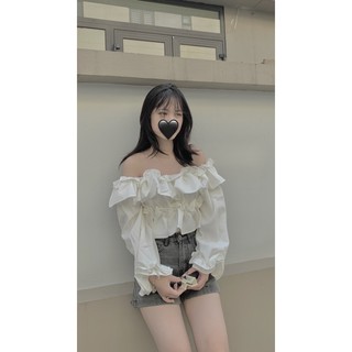 [ CÓ ẢNH THẬT ] Áo trễ vai bèo