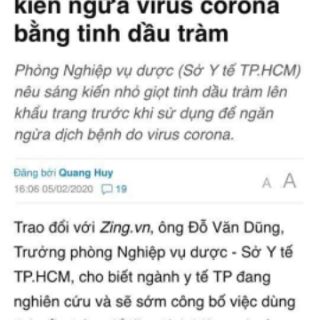 Dầu tràm Đan Viện Thiên An Huế