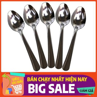 10 cái muỗng súp nhọn inox