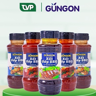 Xốt ướp thịt bbq GUNGON vị tiêu xanh/kim chi/ truyền thống/ xốt ướp hải sản/ xốt ướp gà nướng 100g/240g