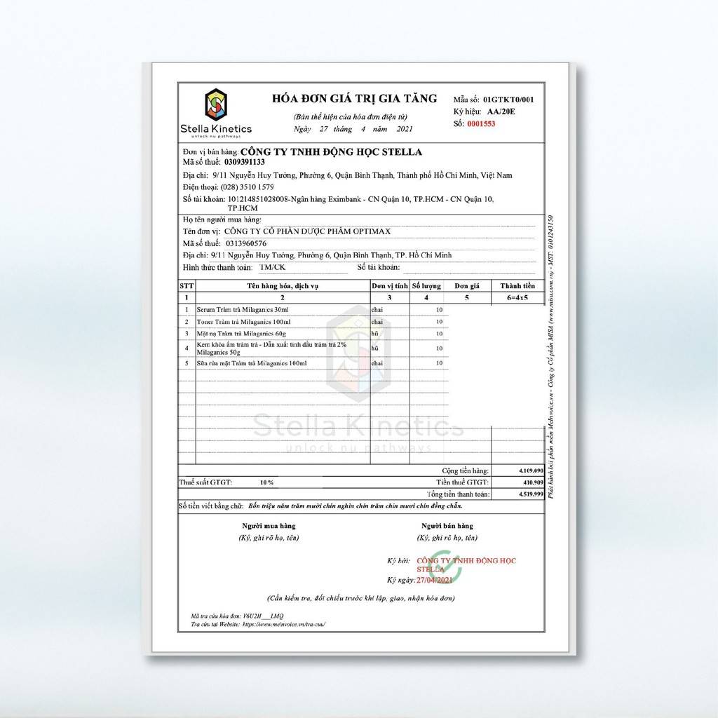 Sữa Rửa Mặt Ngừa Mụn Tinh Dầu Tràm Trà Dành Cho Da Mụn Nhạy Cảm MILAGANICS 100ml (Chai)