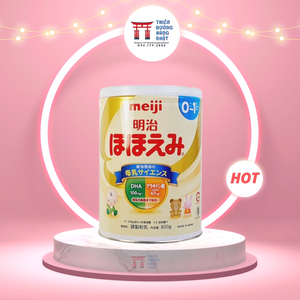 Sữa Meiji lon số 0  nội địa Nhật Bản 2.2025