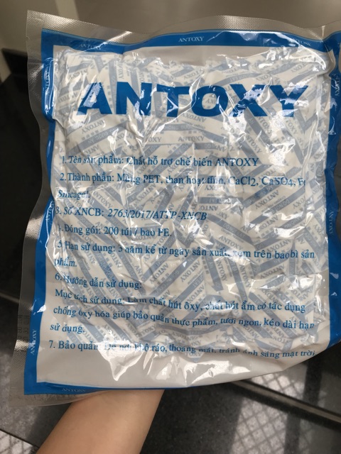 Túi hút ẩm / túi hút oxy 200 gói 50cc