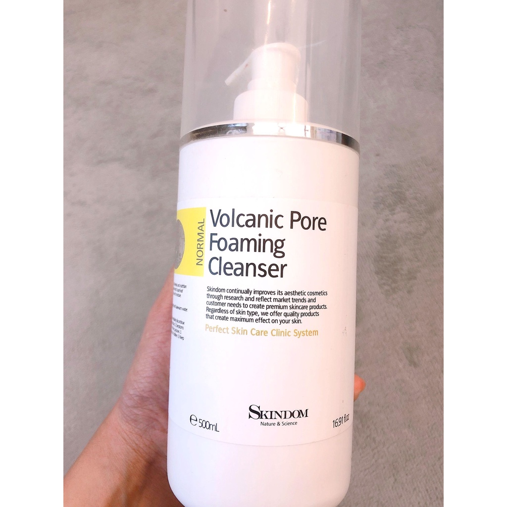 Sữa rửa mặt tạo bọt SKINDOM 500ml Hàn Quốc