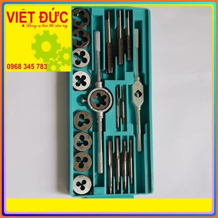 Bộ tay quay taro tạo ren trong và ngoài 20 chi tiết M3-M12