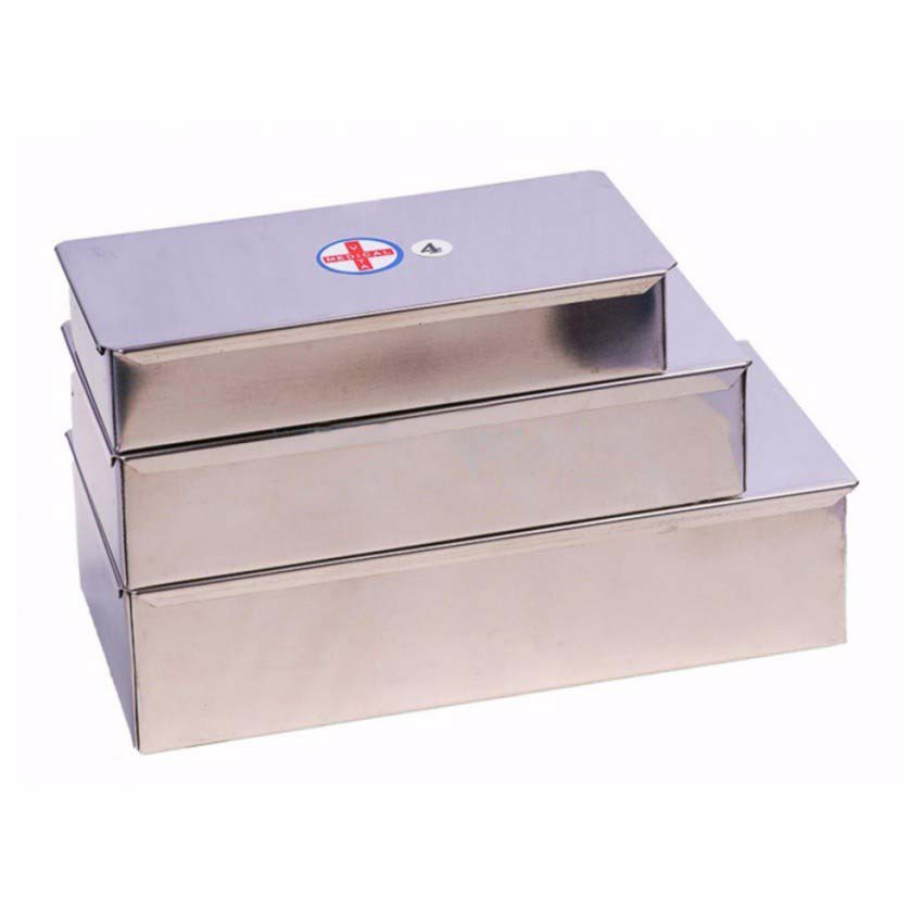 Bộ khay hộp bát inox dùng trong y tế, spa: hạt đậu, chữ nhật, bông cồn, bát kền...