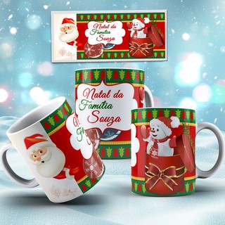 Cốc sứ cao cấp in hình giáng sinh Merry Christmas - Cốc quà tặng noel ý nghĩa cho người thân yêu