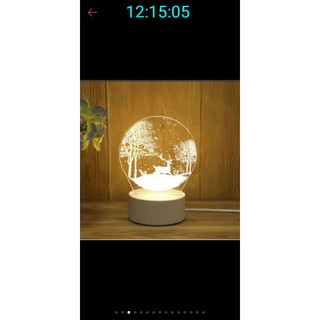 Đèn ngủ trang trí 3d chinh