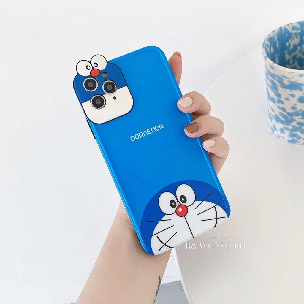 Ốp Điện Thoại Mềm In Hình Hoạt Hình 3d Doraemon Cho Iphone 12 11 Pro Max Ix Xs Max Iphone 7 I8 Plus Xr Se2020