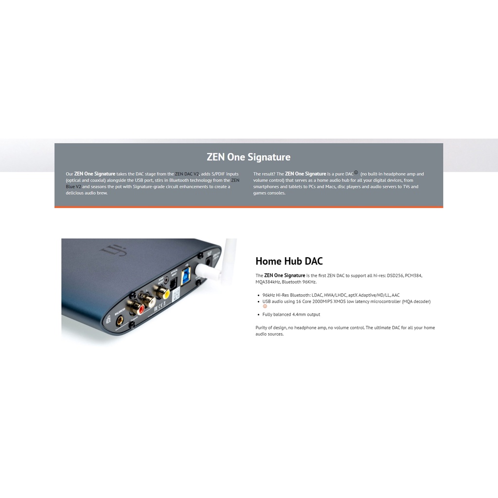 Bluetooth DAC iFi Zen One Signature