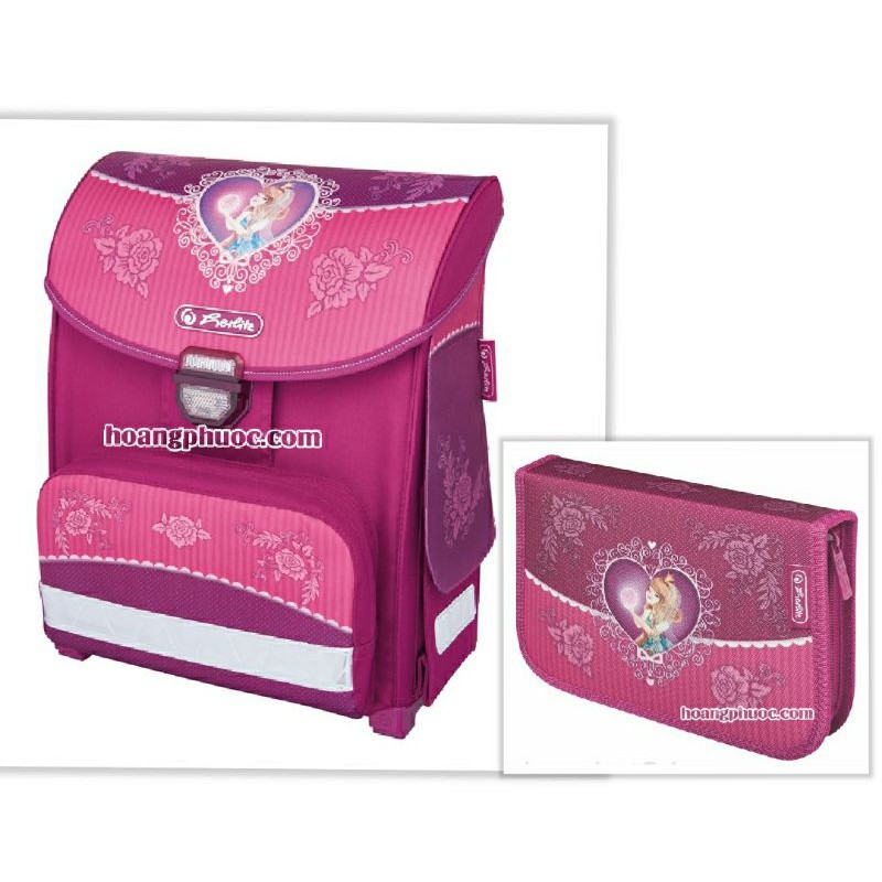Bộ cặp chống gù Đức nhập khẩu chính hãng Herlitz cho học sinh tiểu học - Magic Princess