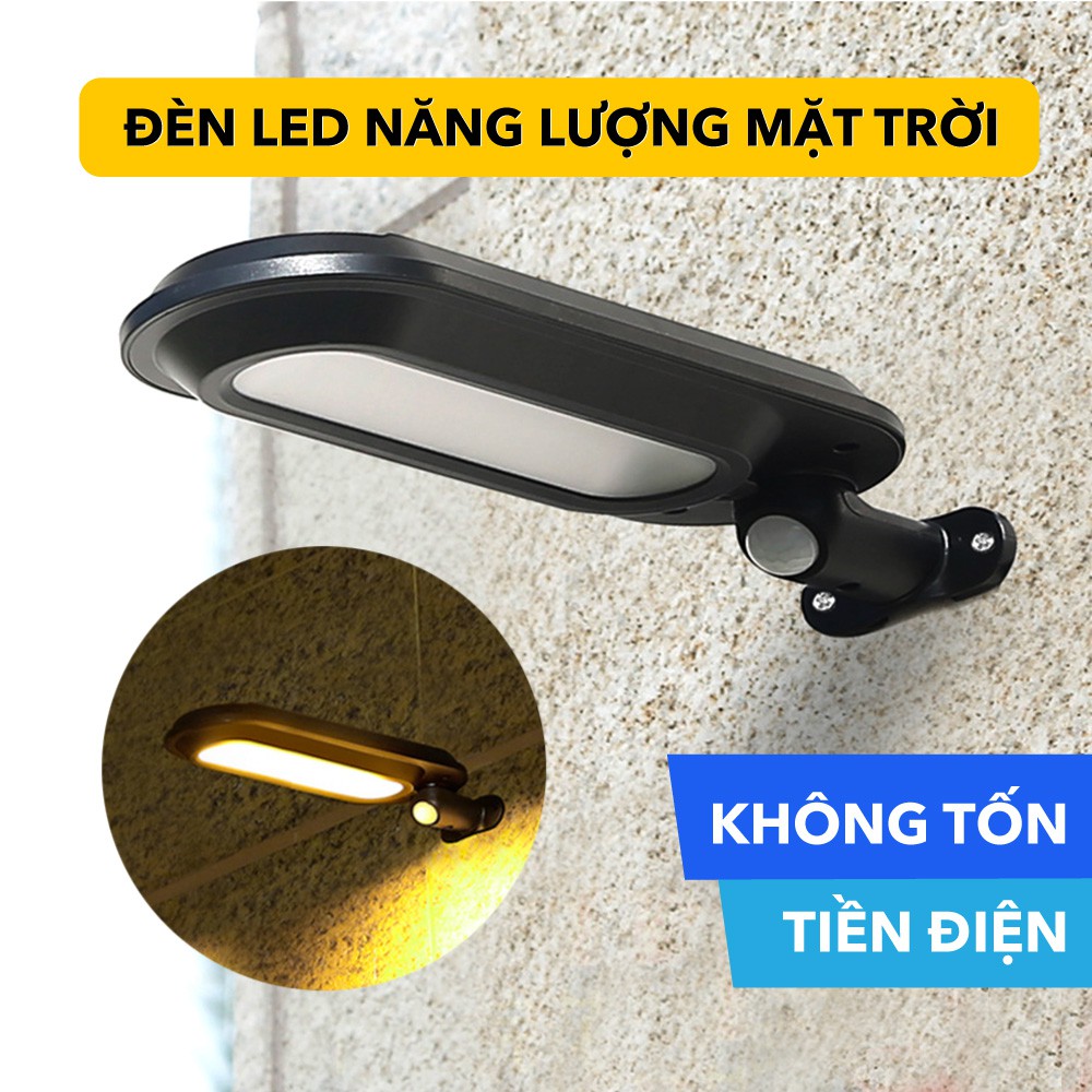 Đèn gắn tường năng lượng mặt trời có cảm biến tự động, cảm biến chuyển động chiếu sáng 4 chế độ