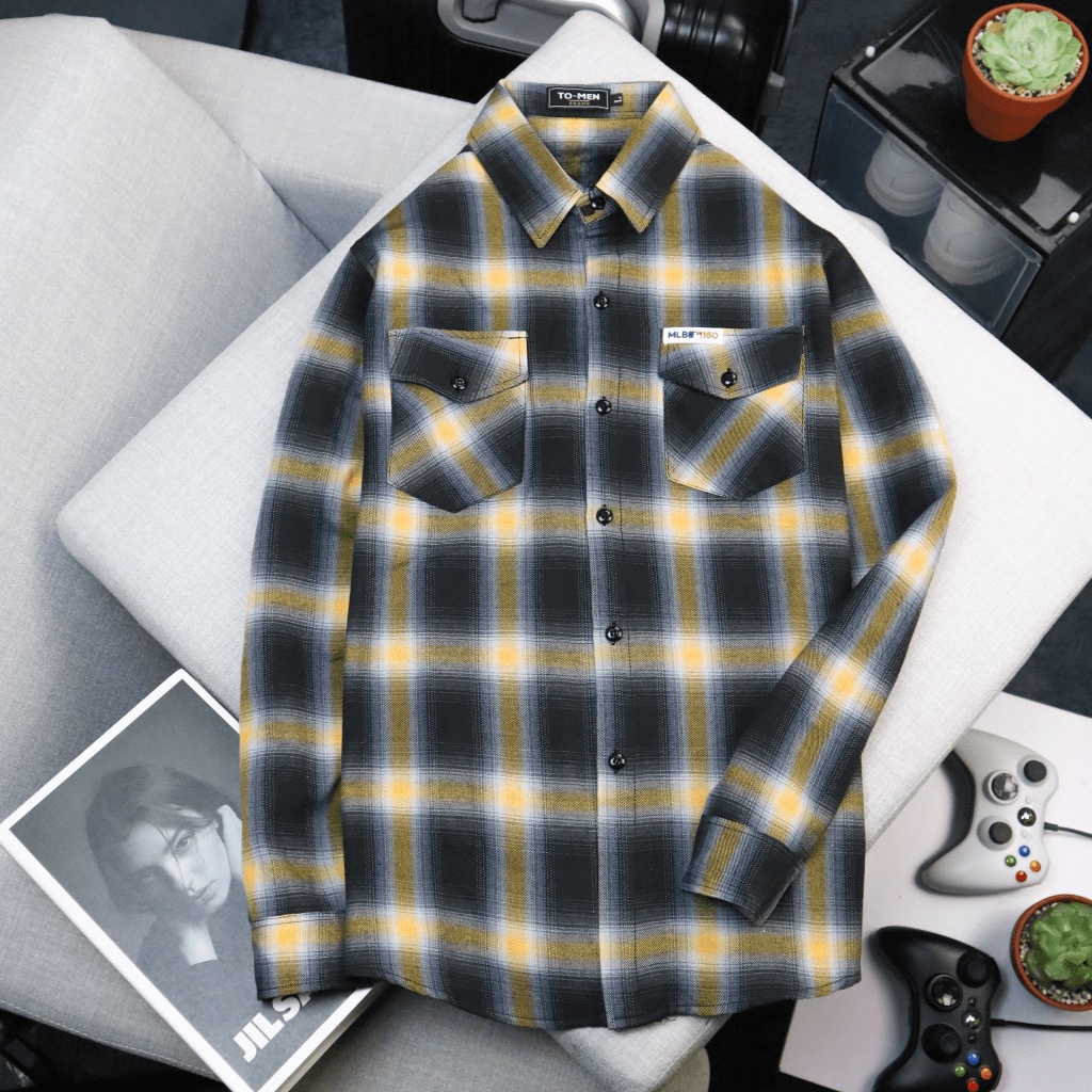 Áo Sơ Mi Nam Caro Dài Tay Chất Kate Nỉ Mịn Đủ Size Form Chuẩn Thiết Kế Thời Thượng Hot Trend NEW UNISEX