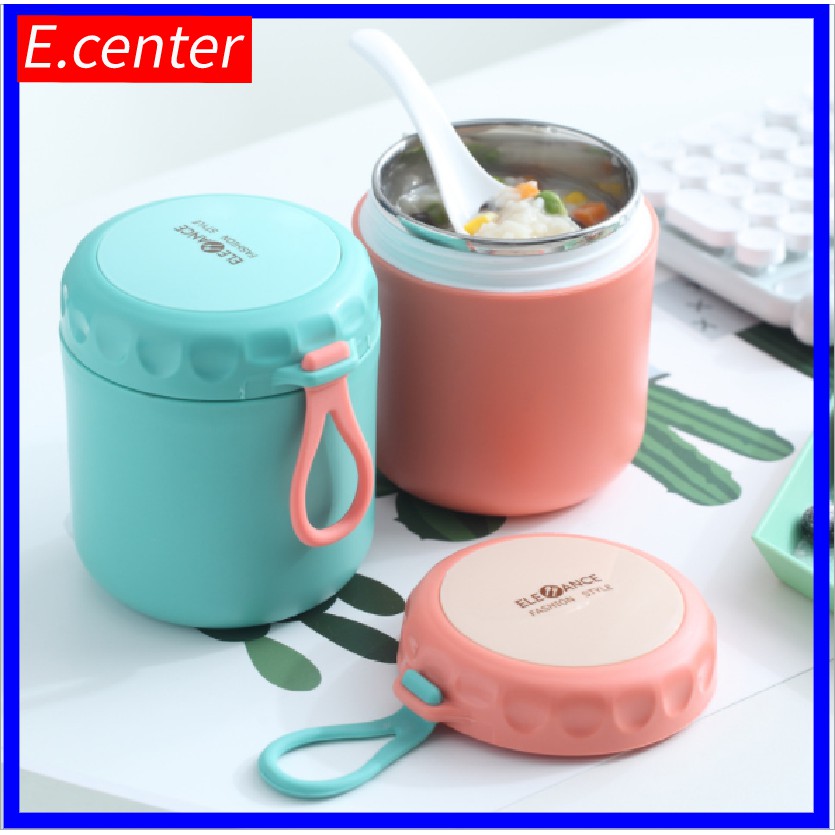 Cốc đựng canh, Cốc ủ cháo, Cốc đựng đồ ăn dặm cho bé ruột inox giữ nhiệt | BigBuy360 - bigbuy360.vn