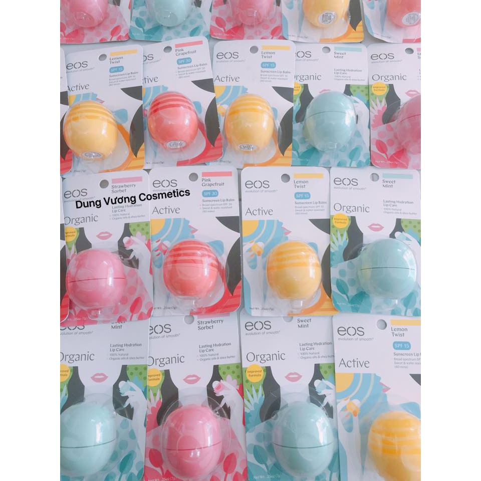 Son Trứng Dưỡng Môi EOS Lip Balm.